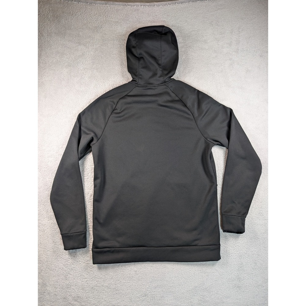 Nike Mens Therma-FIT Training Hoodie Black White Swoosh CU6238-010 Size M - Picture 7 of 8